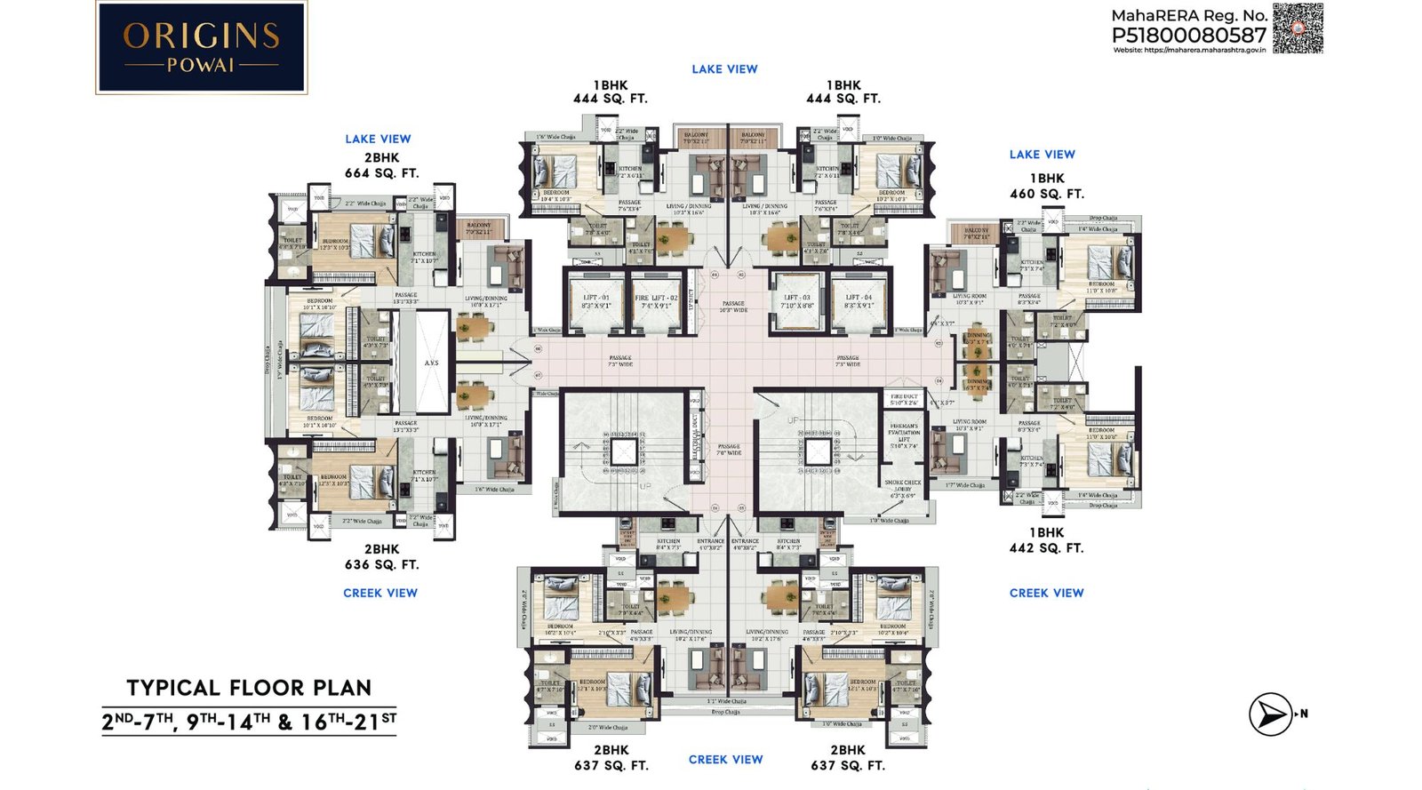Origins-Powai-Typical-Floor-Plan